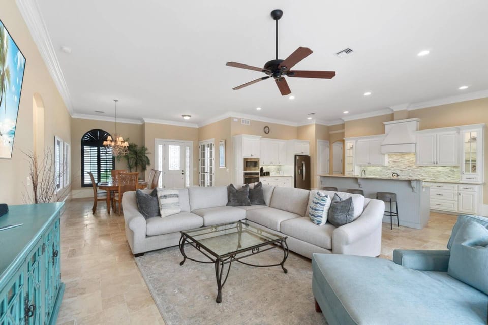 Enjoy open concept living.