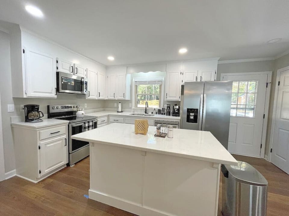 Cook. Sip. Relax. Brew fresh coffee, make dinner together in a bright, modern kitchen fully stocked for real living.  in the bright, modern kitchen