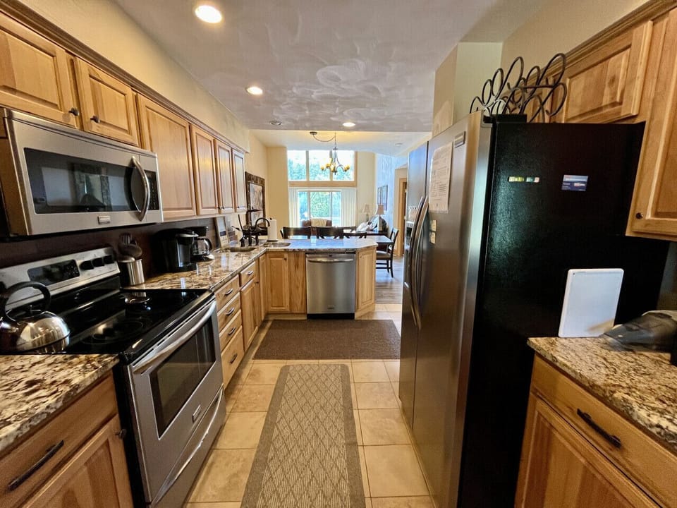 Plenty of counterspace and updated appliances
