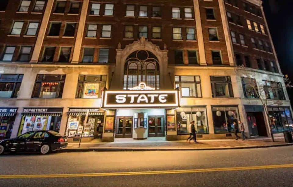 The State Theater is a 5 minute walk away.