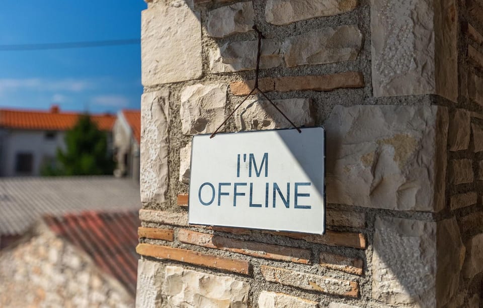 outside