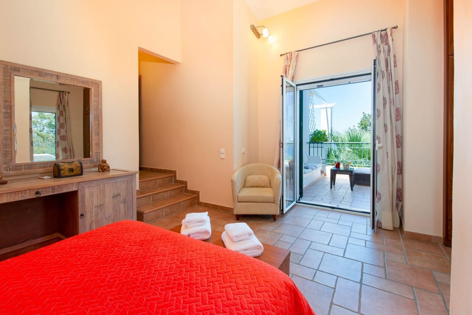 Contemporary charm of lower en%2Dsuite double room with tempting terrace