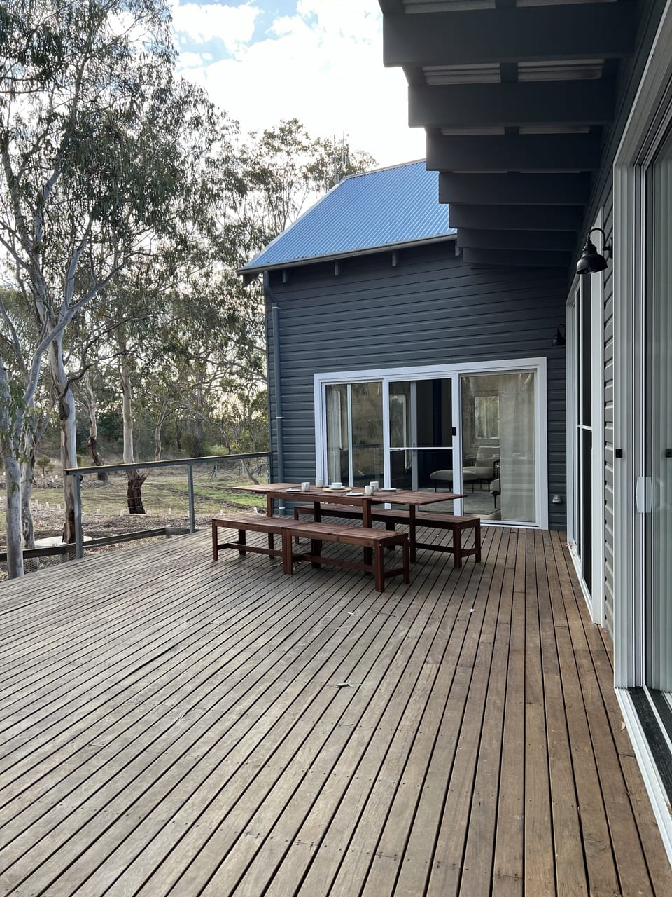 Back Deck: BBQ and outdoor seating.