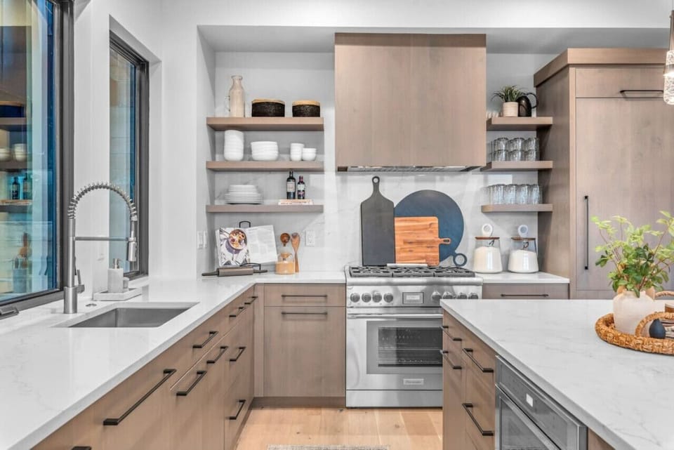 Craft culinary delights in this inspiring gourmet kitchen.