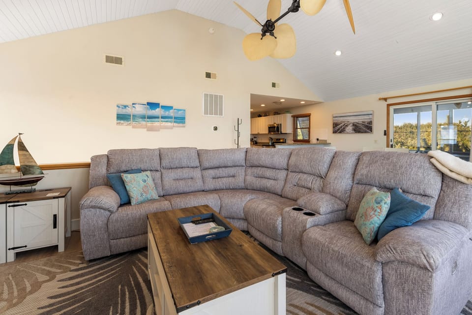 WH359: A Whale Of A Time |  Level Living Area - Fireplace Not Available For Guest Use
