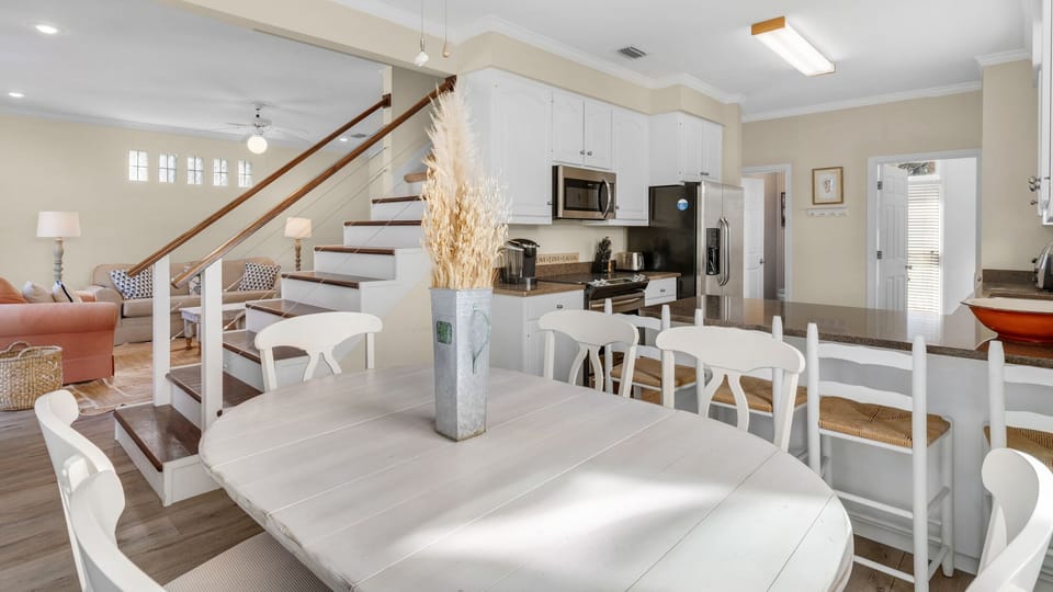 The Ocean Pearl Dining Table and Kitchen