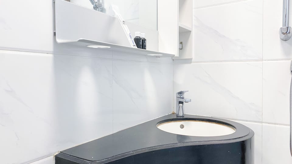 Studio | Bathroom | Shower, free toiletries, towels