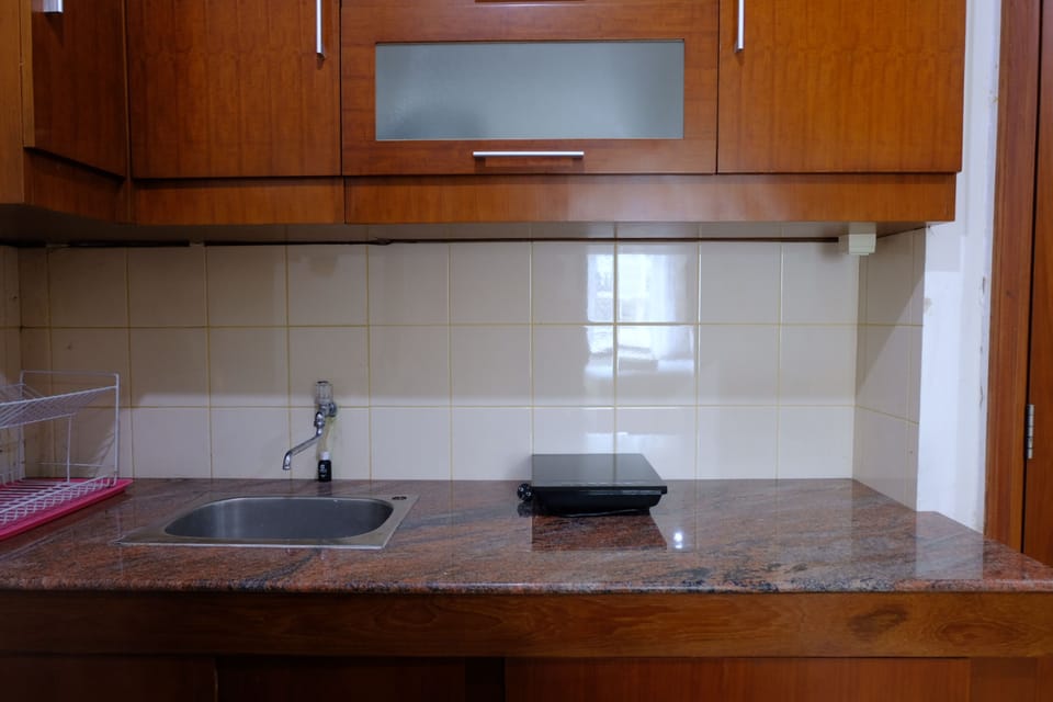 Apartment | Private kitchen | Full-size fridge, stovetop