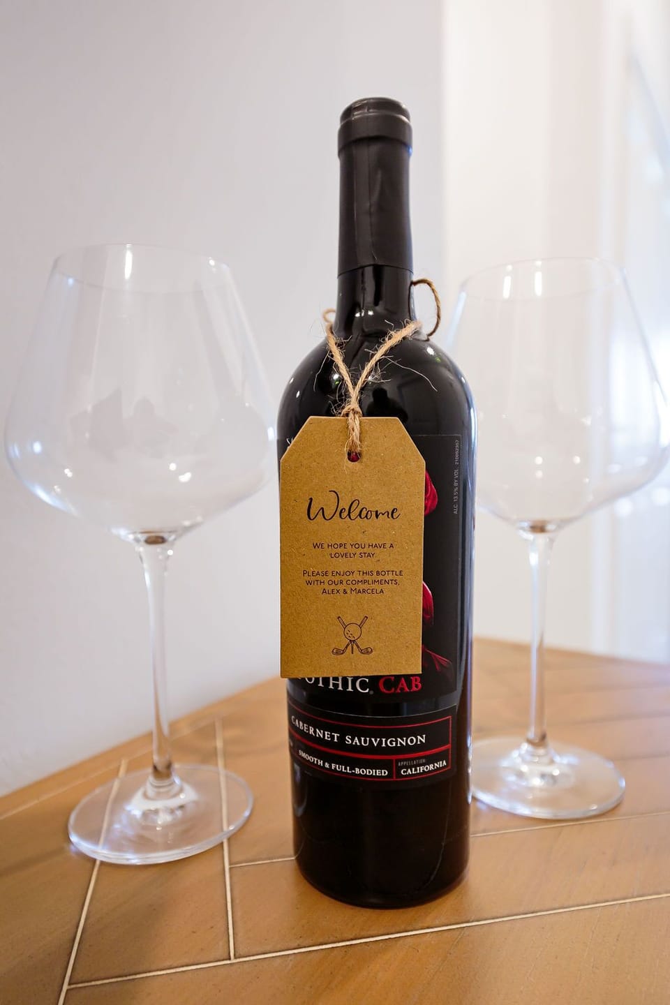 Complementary wine