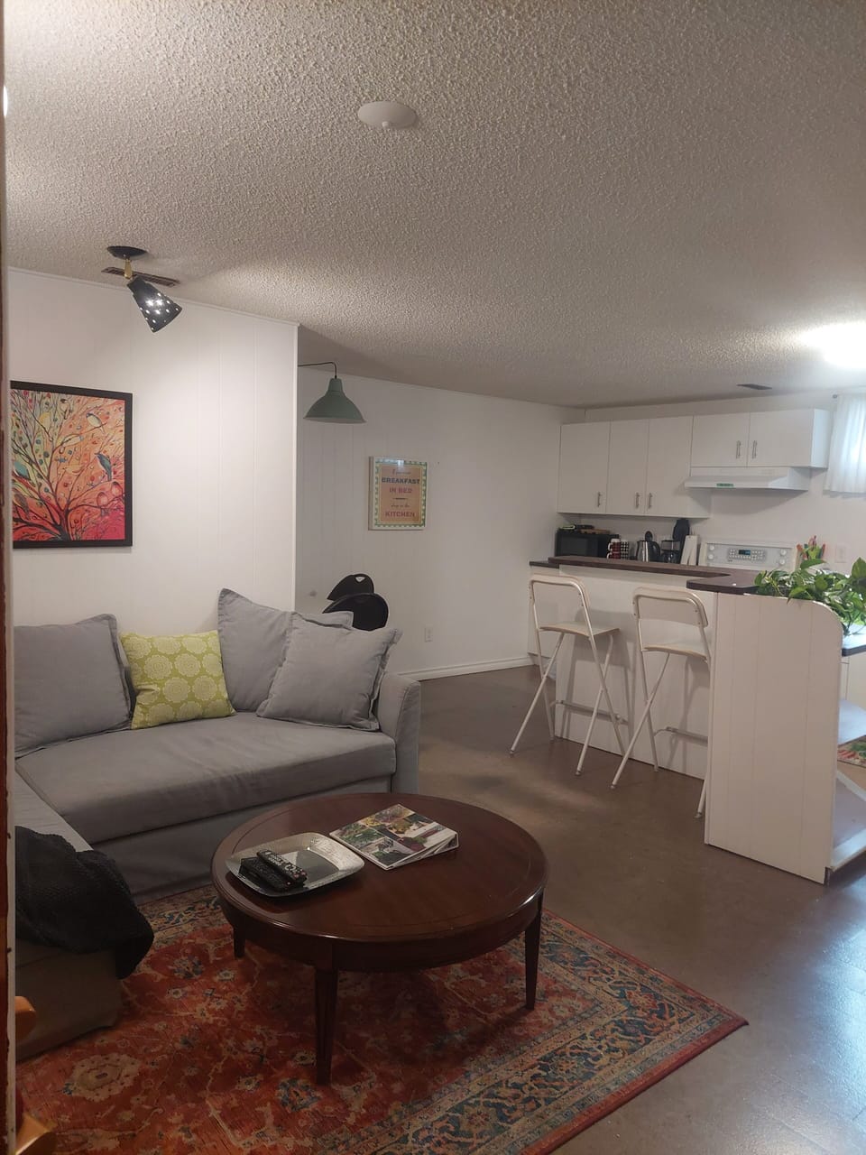 Living room with pullout sofa bed(twin-1person)