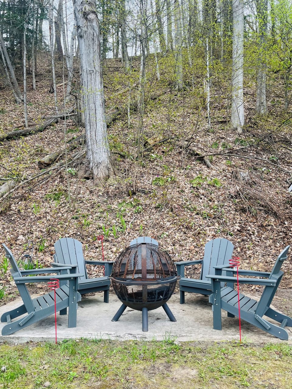 Fire pit area
