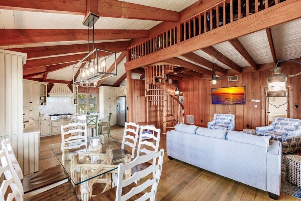 Dining and living area