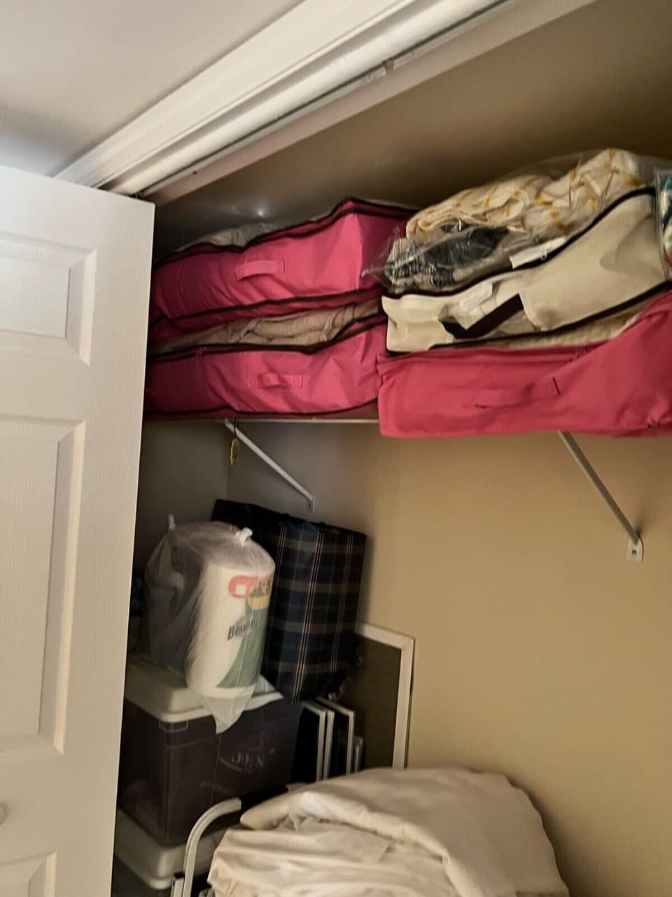 Closet with Extra Sheets & Towels