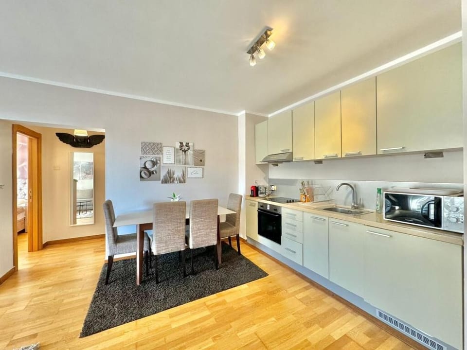 Premium Apartment | Private kitchen | Fridge, oven, stovetop, dishwasher