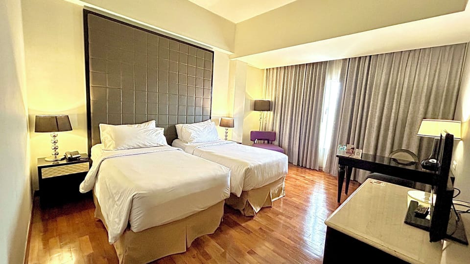 Grand Twin Room, 2 Bedrooms, Non Smoking, City View | In-room safe, desk, free WiFi, bed sheets