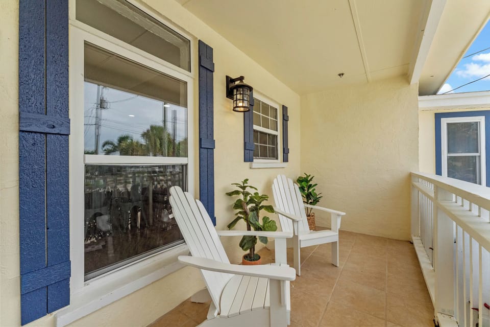 Front Porch: A cozy outdoor spot ideal for sipping coffee or enjoying fresh air.