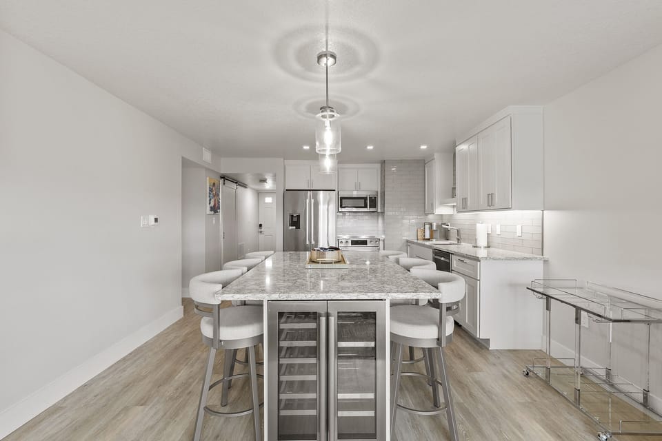Kitchen Area with Wine-Beverage Cooler