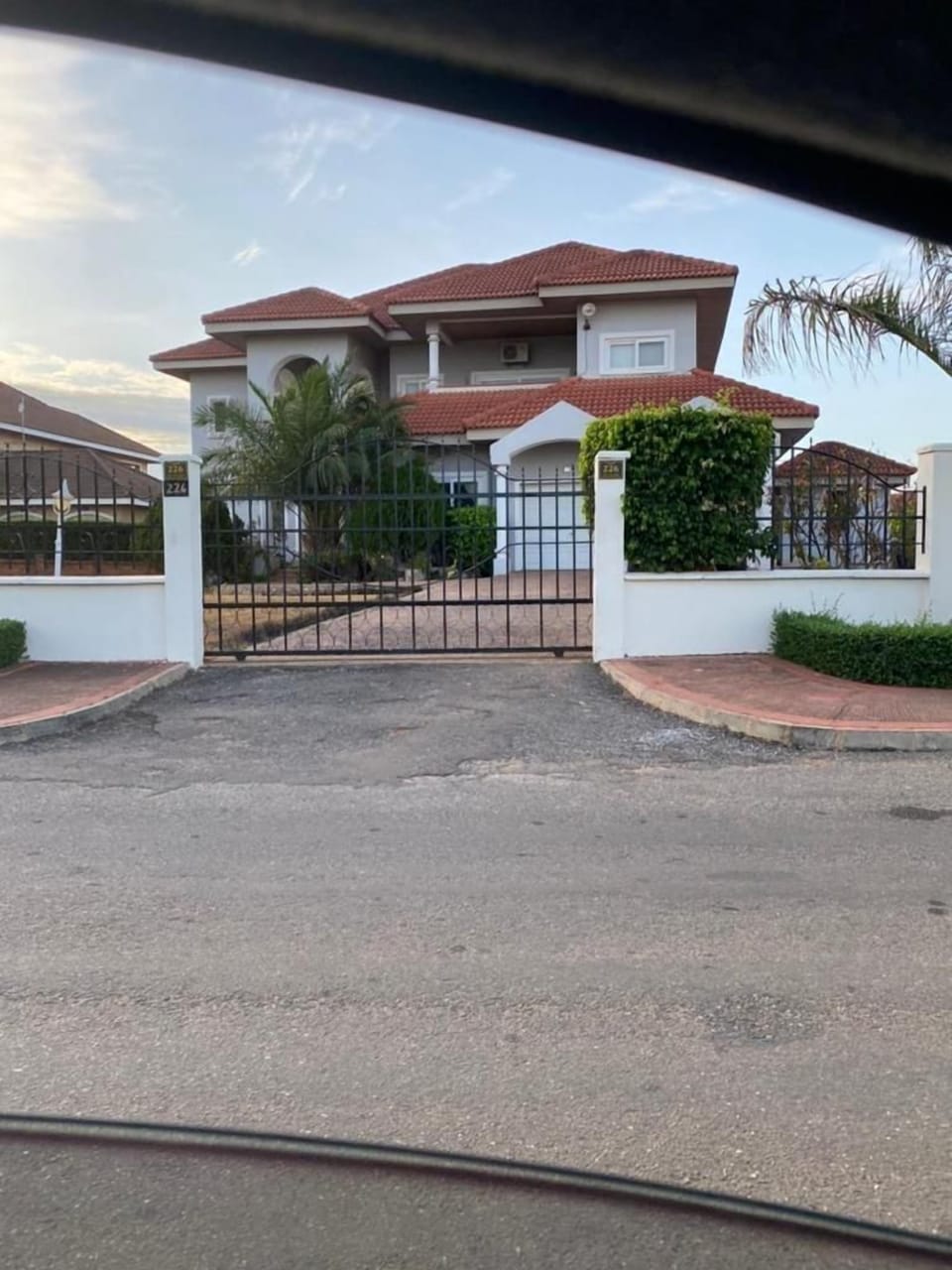 Front of property