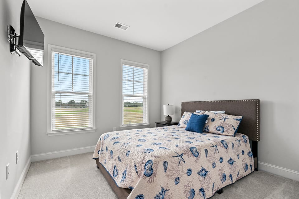 This comforting room is the perfect place to rejuvenate after a day of shopping.