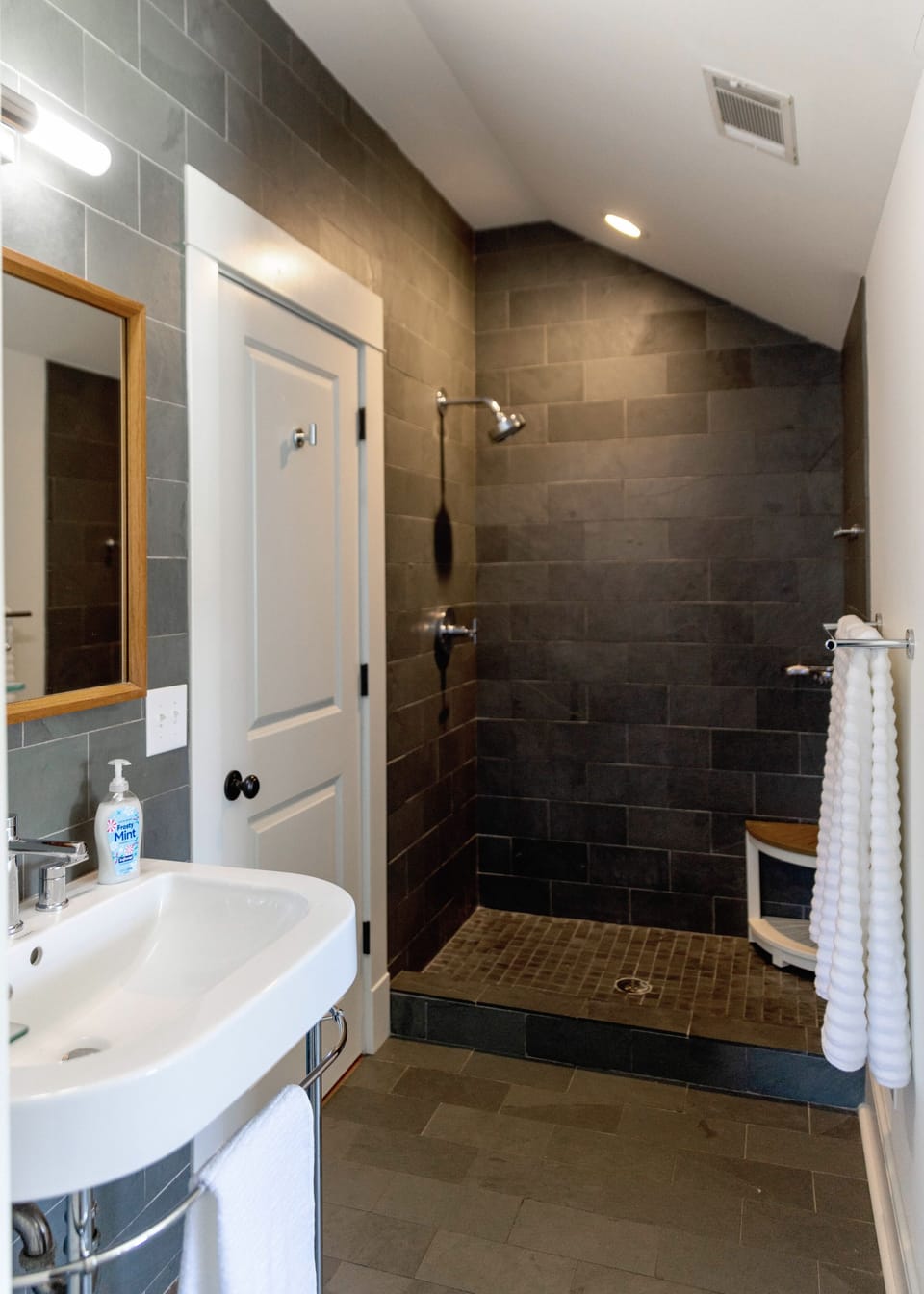 Full bathroom with walk in shower