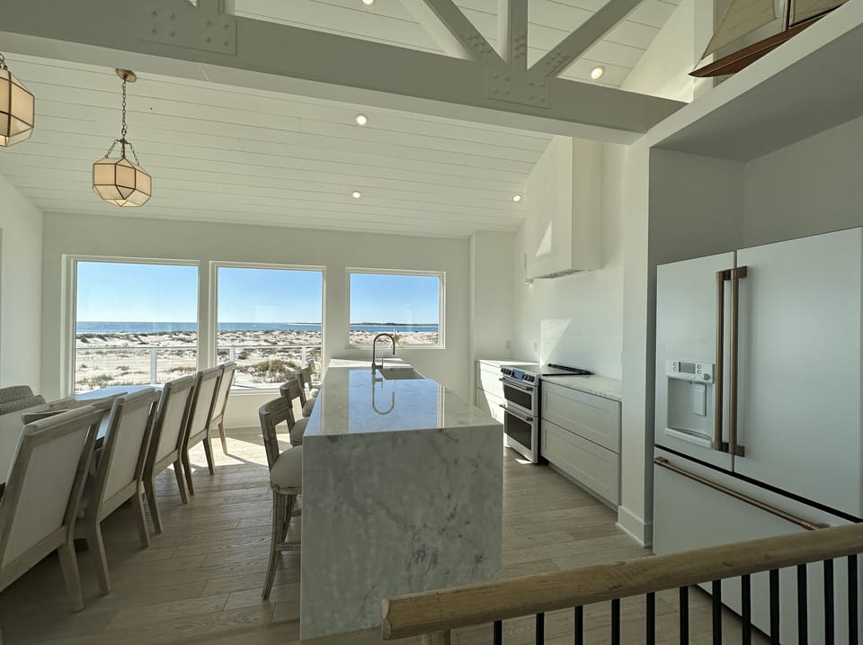 Savor the outstanding views from the fully stocked kitchen! All new appliances.