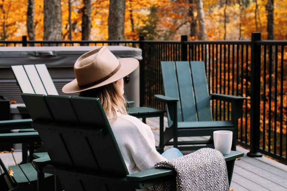 Relaxation on the deck.-