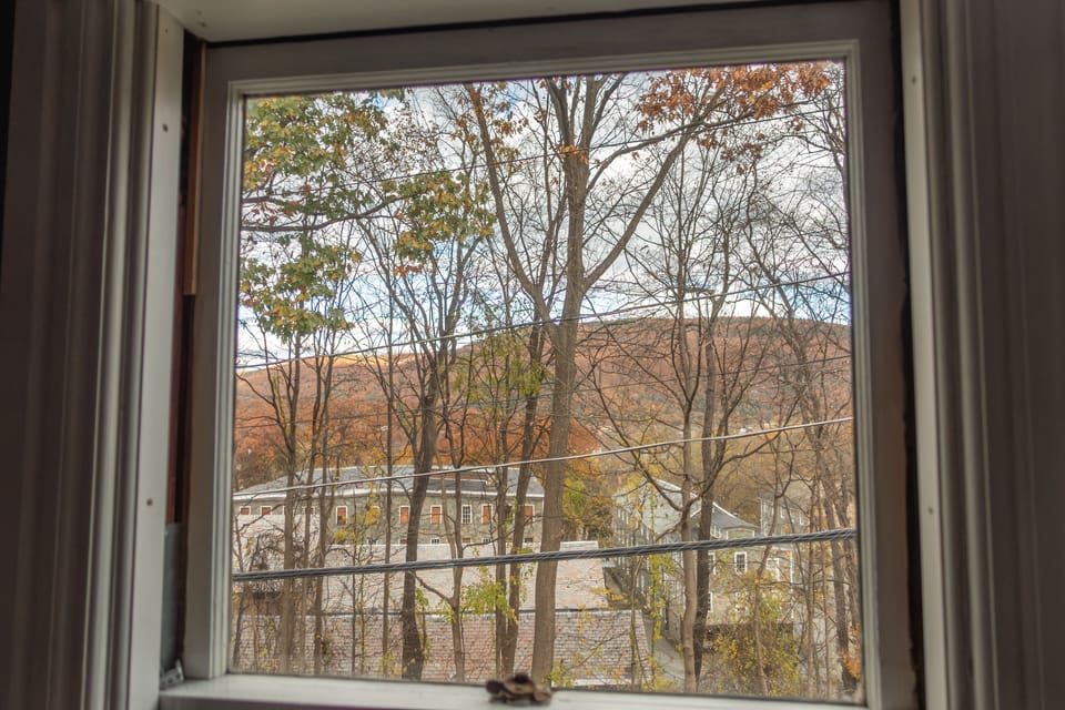 View from upstairs primary bedroom.