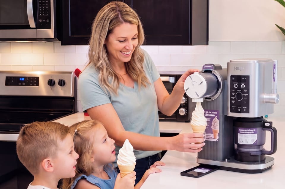 Soft-serve ice cream machine, a guest favorite and fun family treat