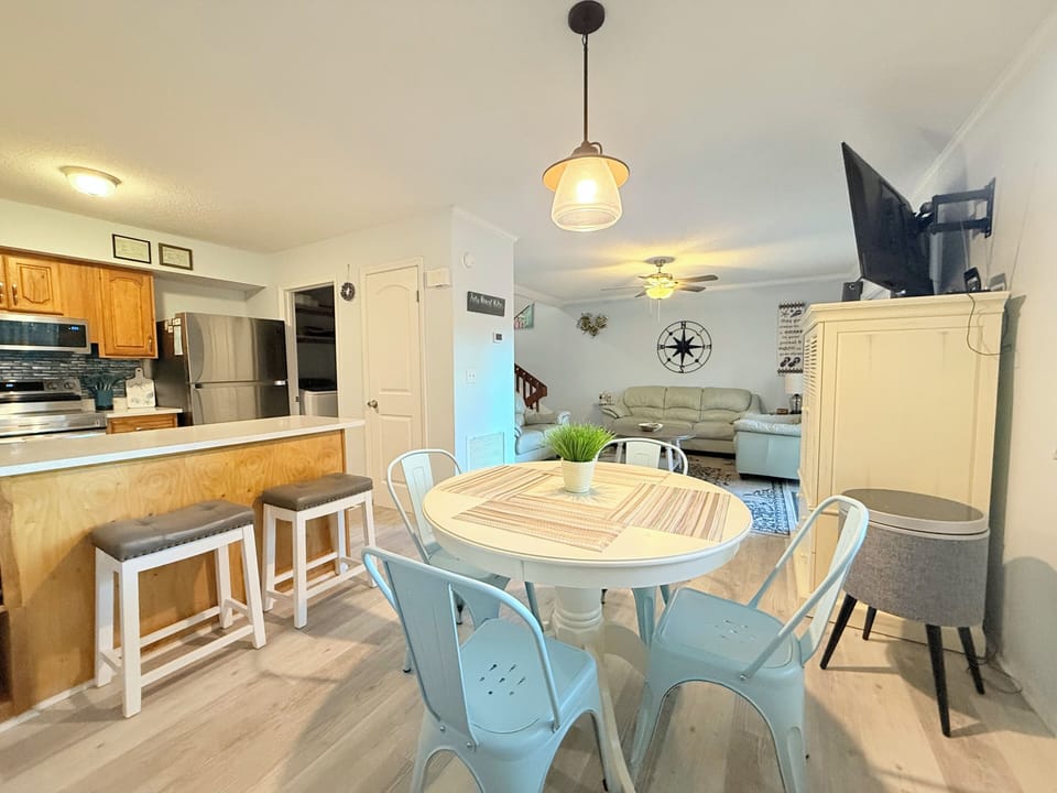 Kitchen and dining room