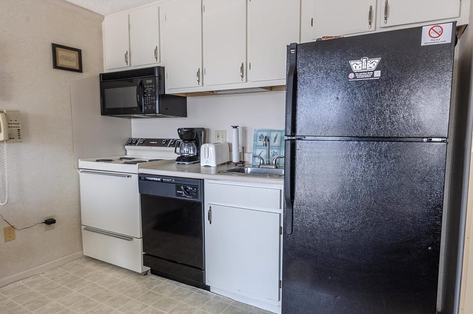 The fully equipped kitchen is a great place to make a snack, a gourmet meal, or anything in between.