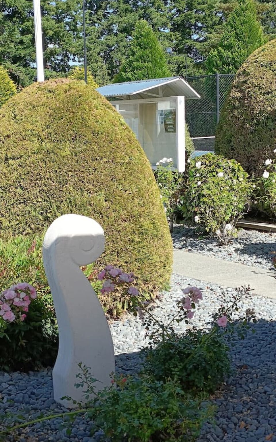 Well landscaped grounds.