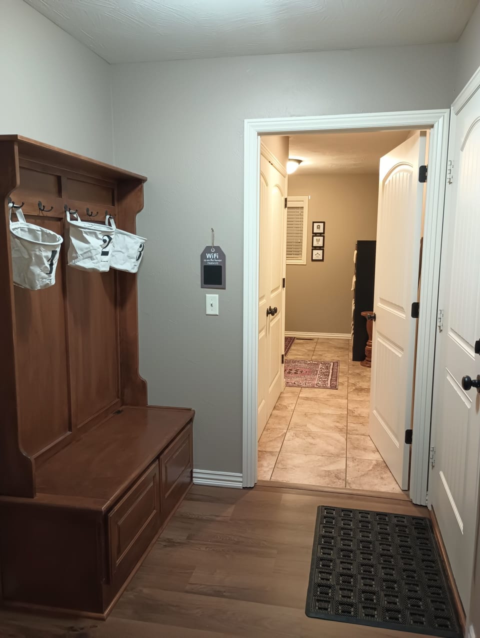 Garage Entry and Utility Room Entry