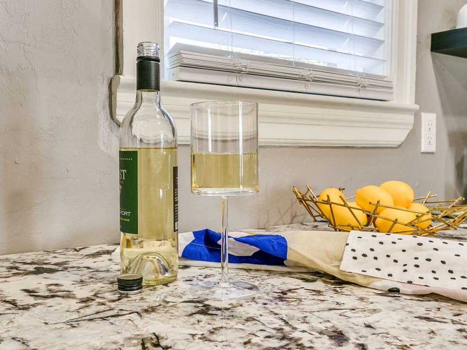 We have the wine glasses. You bring the wine!