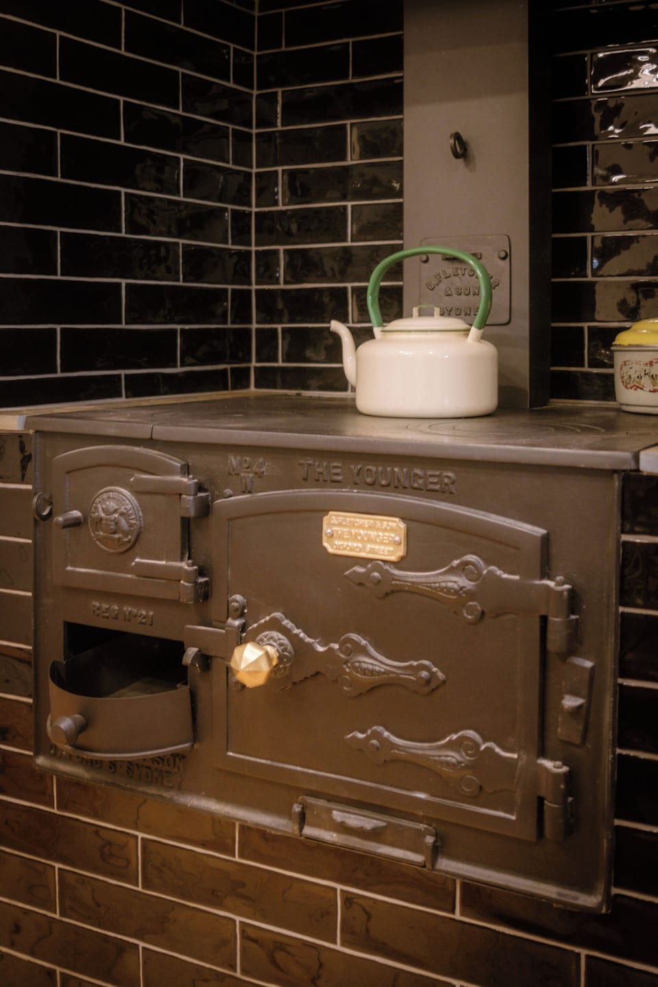 Winton Cottage - Antique wood fired cooker