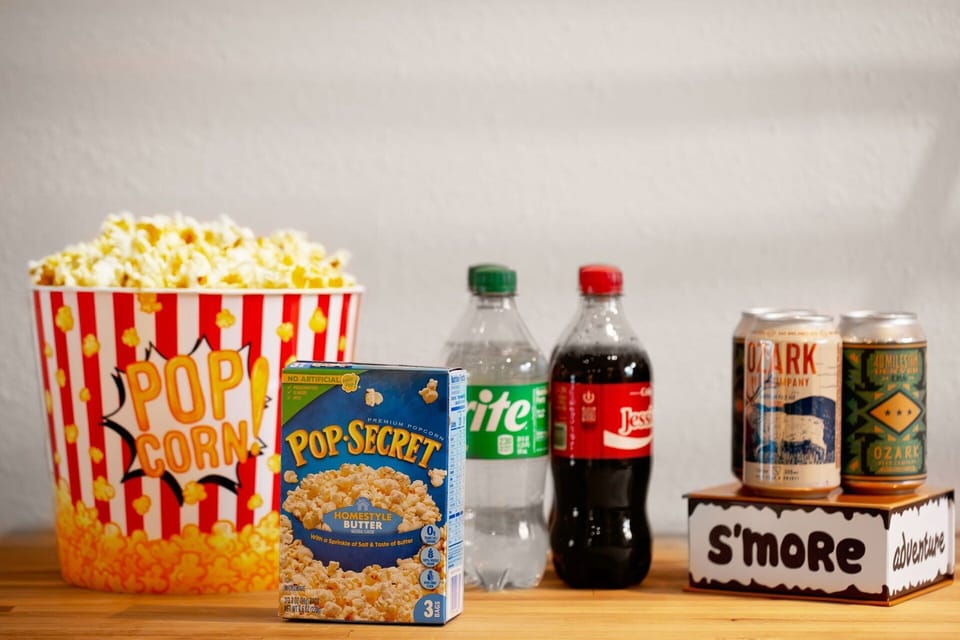 Enjoy Snacks in the Gameroom