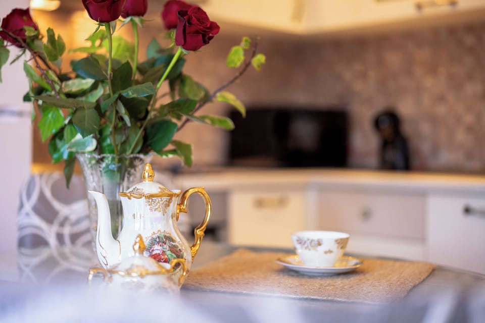 Luxury Apartment With Swimming Pool | Private kitchen | Coffee/tea maker, electric kettle, toaster, cookware/dishes/utensils