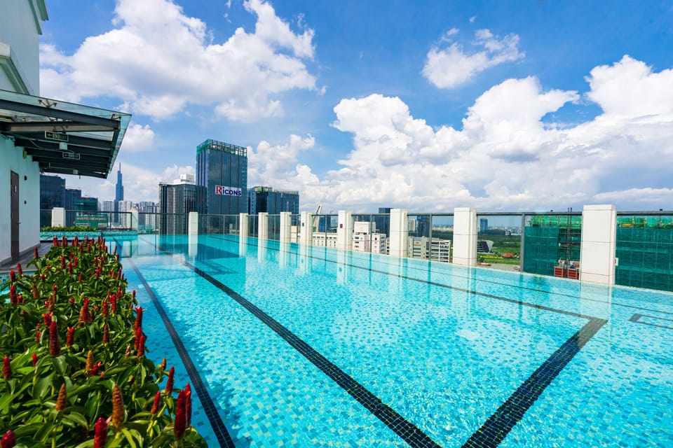 Rooftop pool