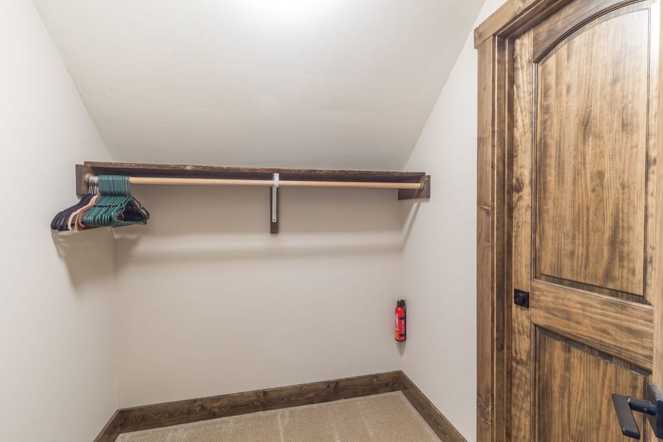 Main bedroom walk-in closet.