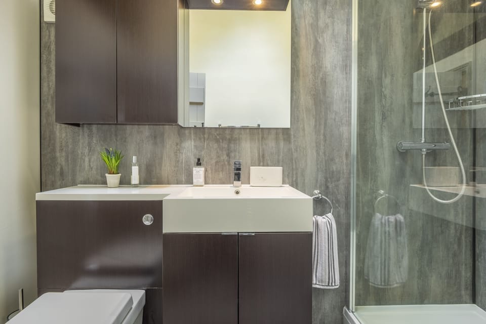 First floor: The master shower room