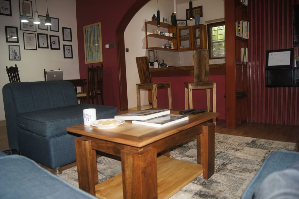 The living room (open-plan living design)