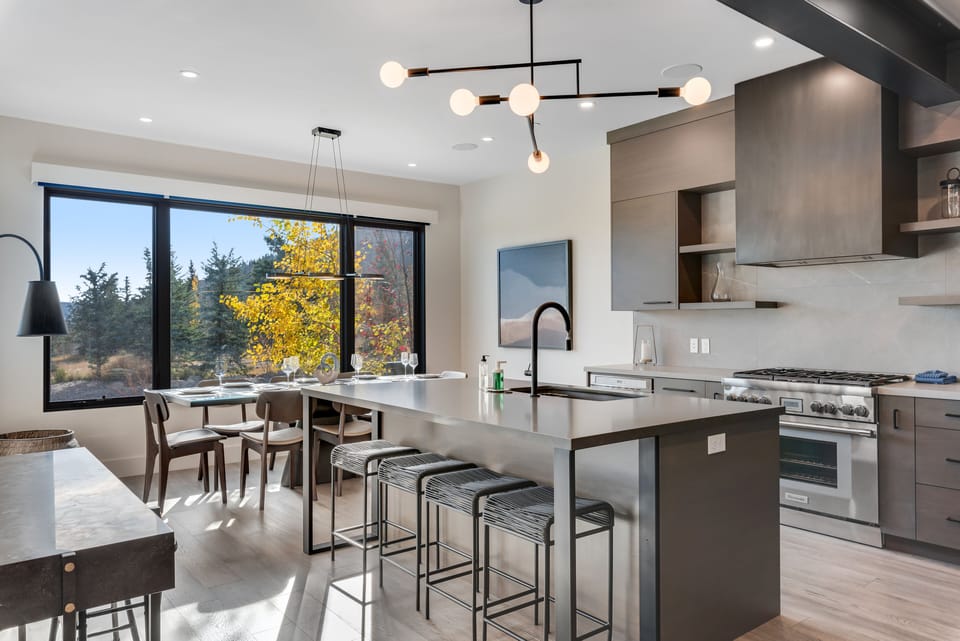 Ridgeline at The Canyons | Private kitchen | Full-size fridge, microwave, oven, stovetop