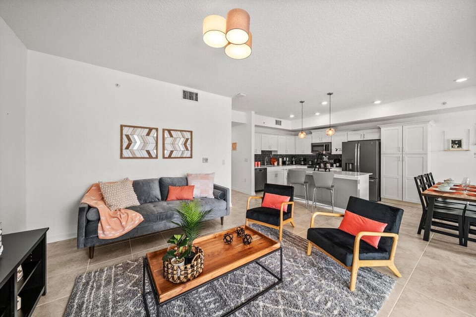 Living Room#Disney #Parks #kingdom #springs #StoreyLake #resort #Apartment #Vacation #Rental #waterpark #Kissimmee #Orlando #universal #citywalk