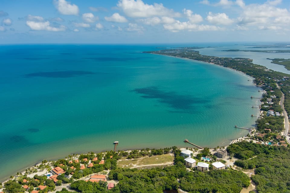 Aerial of Placencia