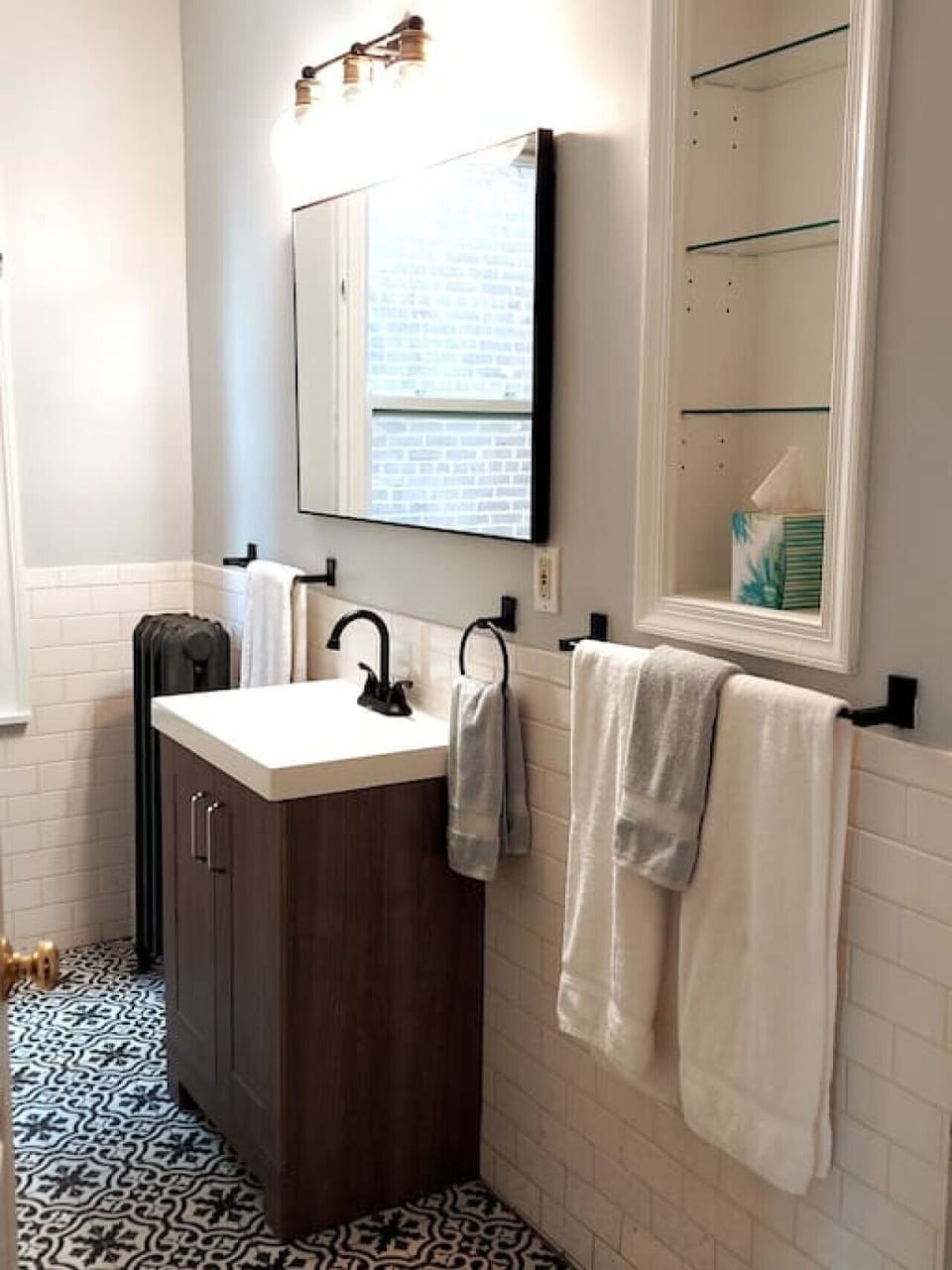 Large, newly renovated bathroom