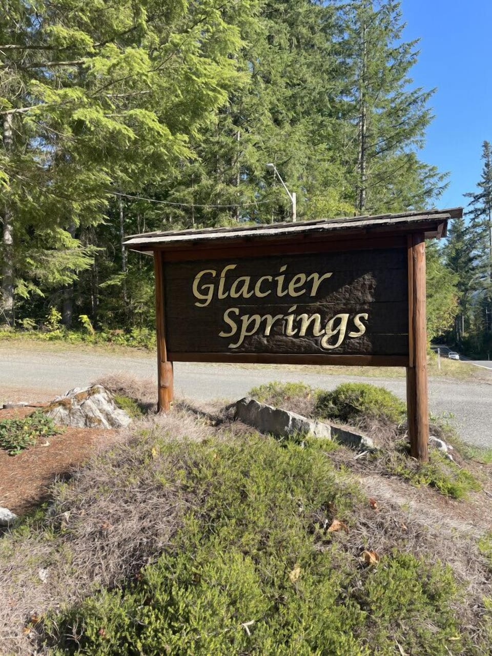 The Glacier Springs Community is friendly, expect waves from people walking and driving by