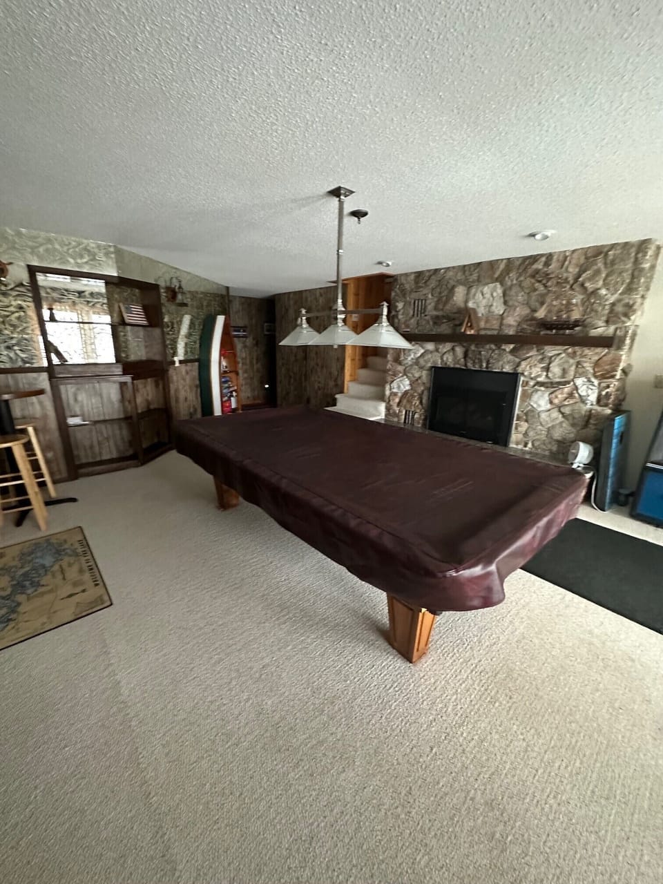 Cabin - Living Room - Lower Level Walk Out