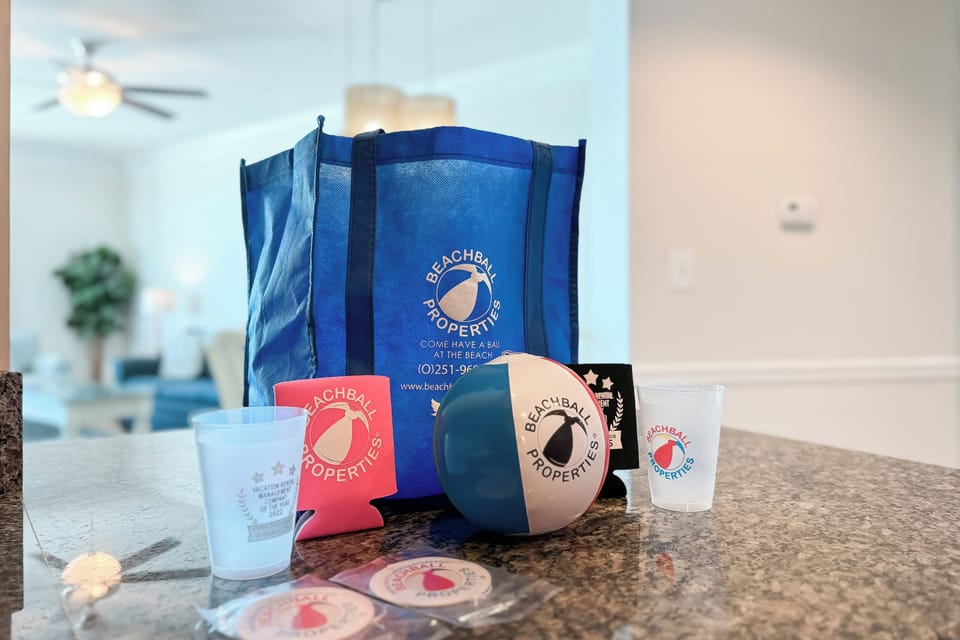 Beachball swag bag!