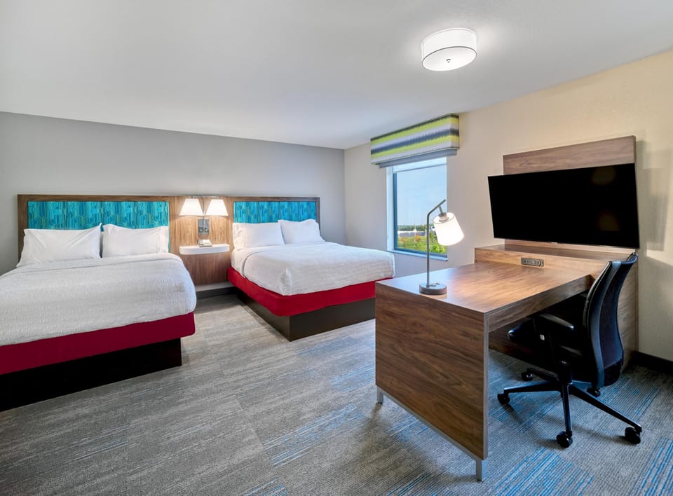 Studio, 2 Queen Beds, Non Smoking, Kitchenette | Premium bedding, in-room safe, cribs (free), rollaway beds (free)