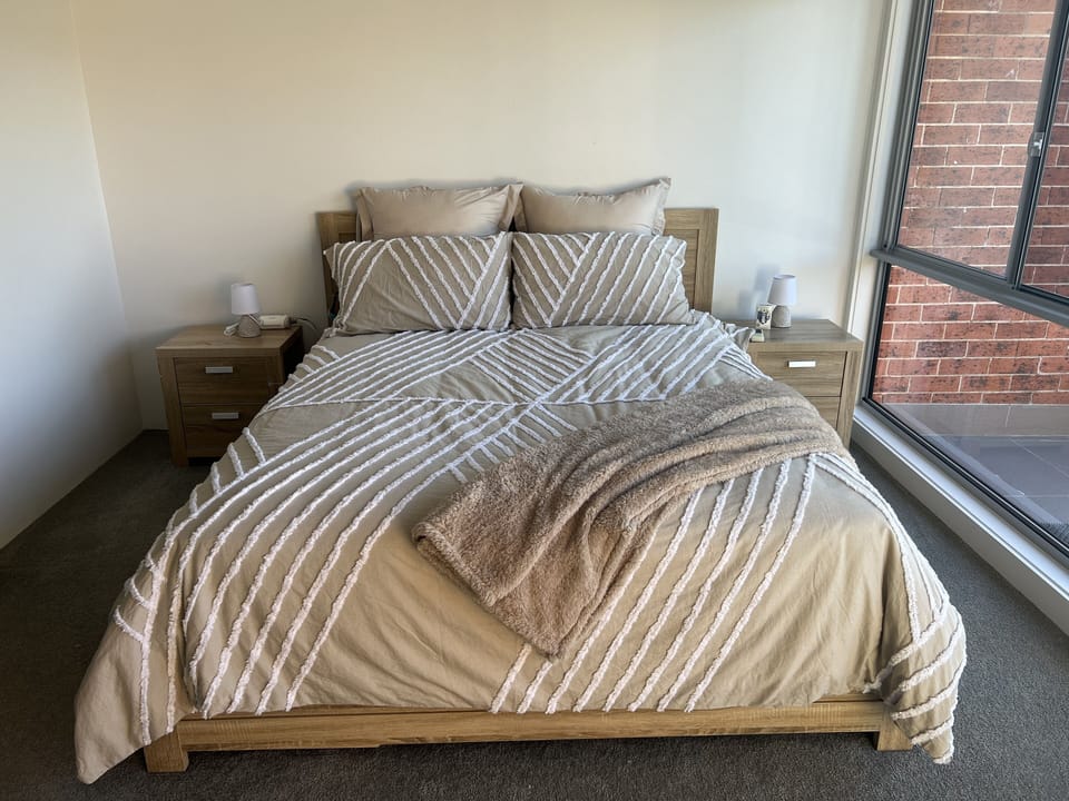 Main Bedroom has ensuite, walk in robe and private balcony