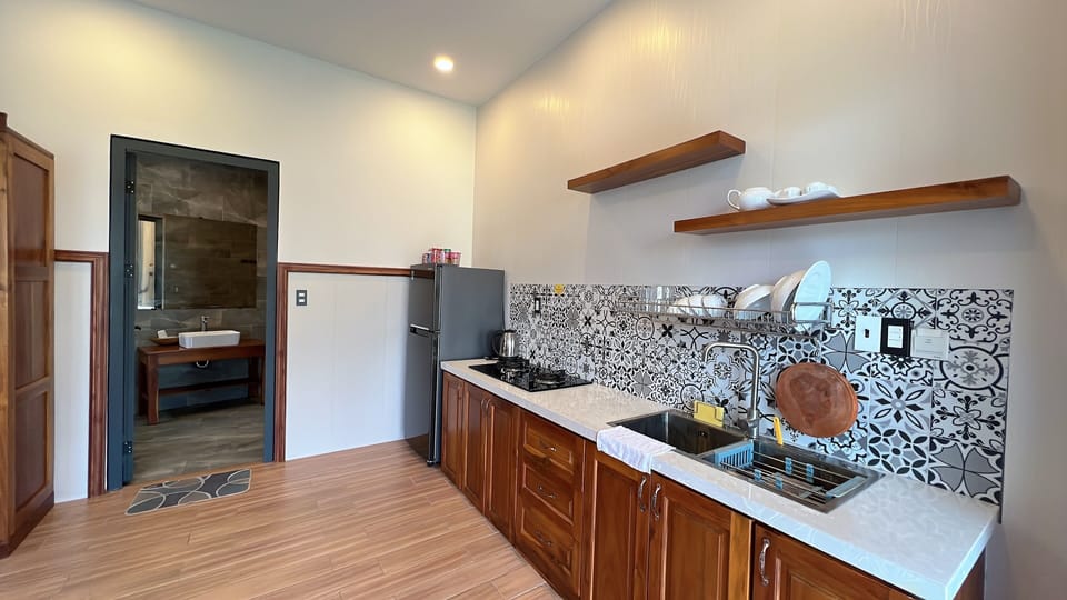 Family Room | Private kitchen | Fridge, stovetop, electric kettle, rice cooker
